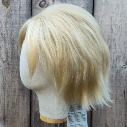 Cloud cosplay wig side view