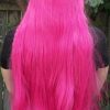 Emilia cosplay wig back view