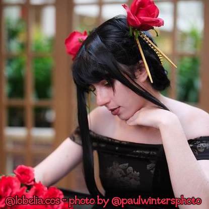 Yor cosplay by @lobelia.cos, photography by @paulwintersphoto