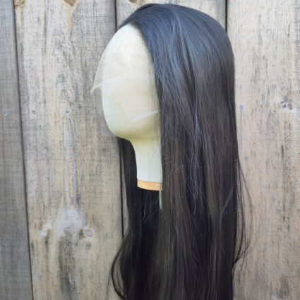 Grandmaster Hair cosplay wig close-up left side view