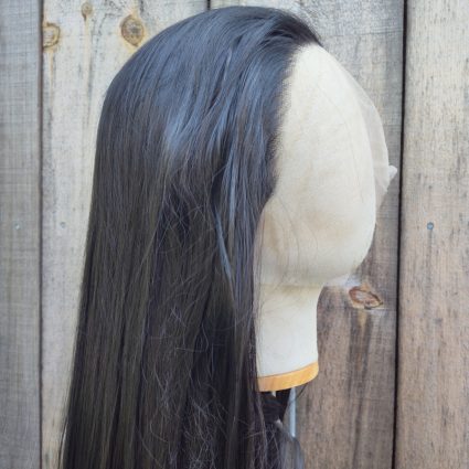 Grandmaster Hair cosplay wig close-up side view