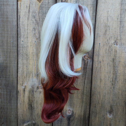 Rogue cosplay wig side view