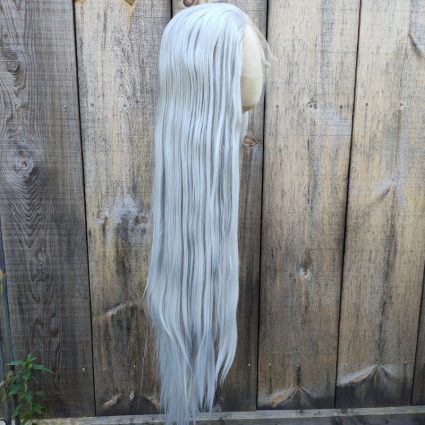 Sephiroth cosplay wig side view