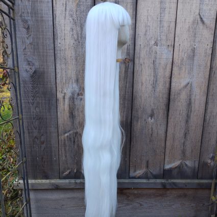 Mokou cosplay wig side view