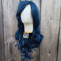 dark blue cosplay wig