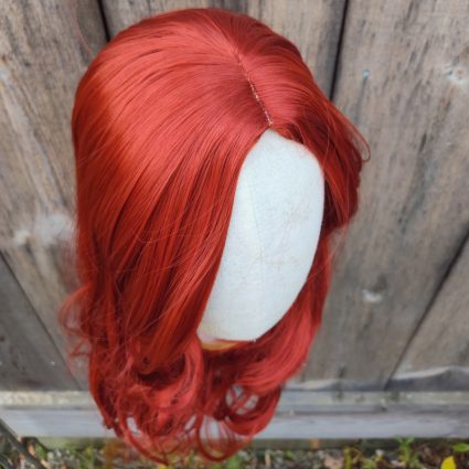 Jean cosplay wig top view